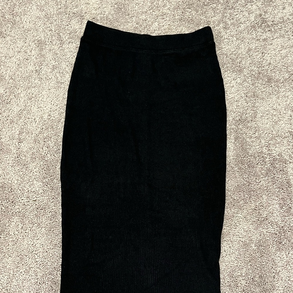 Black knit skirt Target